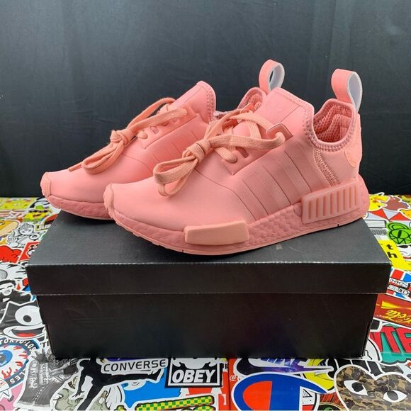 Adidas NMD R1 All Pink Size 5 Women's - Picture 1 of 14